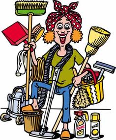 Housecleaning-on-cleaning-free-stock-image-and-clip-art